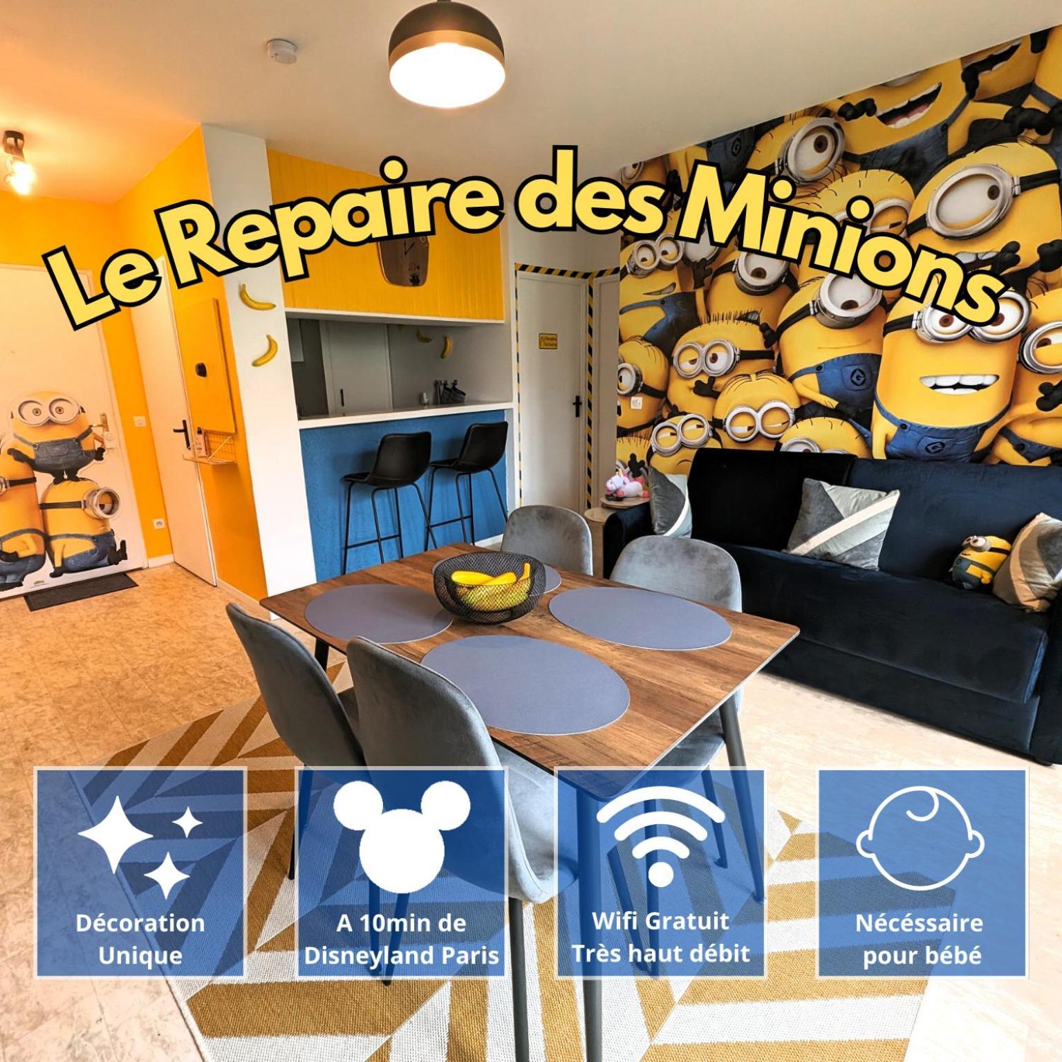 Le Repaire Des Minions - 10' Disney - Familial Bailly-Romainvilliers Eksteriør bilde